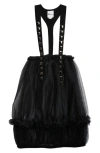 NOIR KEI NINOMIYA NOIR KEI NINOMIYA SHEER RUFFLE TULLE SUSPENDER SKIRT