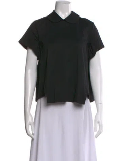 Pre-owned Noir Kei Ninomiya Short Sleeve Top In Black
