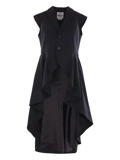 Noir Kei Ninomiya Sleeveless High-low Wool Jacket