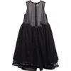 Noir Kei Ninomiya Tulle Dress In Black