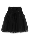 NOIR KEI NINOMIYA TULLE MIDI SKIRT