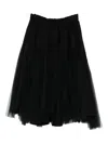 Noir Kei Ninomiya Tulle Skirt In Black