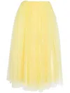 Noir Kei Ninomiya Tulle Skirt In Gelb