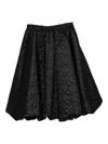 Noir Kei Ninomiya Twill Quilted Skirt In Black