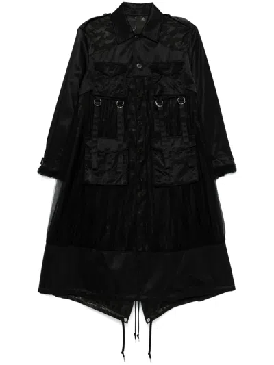 Noir Kei Ninomiya Utility-style Coat In Black