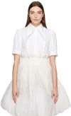 Noir Kei Ninomiya White Pointed Shirt In 2 White