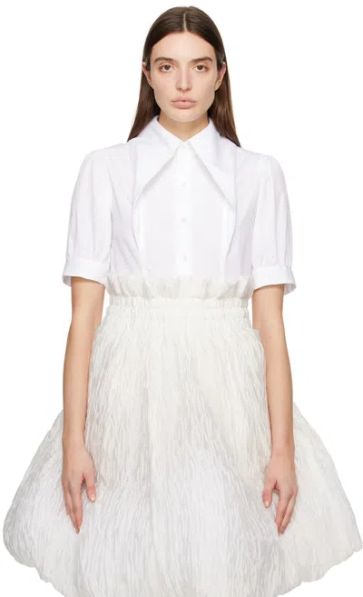 Noir Kei Ninomiya White Pointed Shirt In 2 White