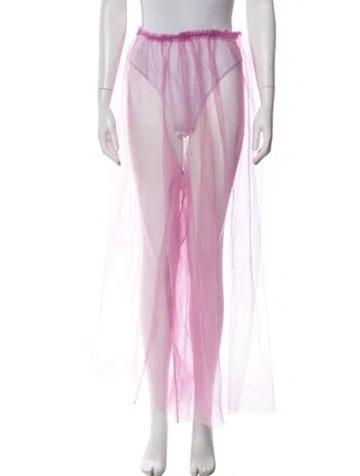 Pre-owned Noir Kei Ninomiya Wide Leg Pants In Pink