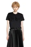 Noir Kei Ninomiya Woman Black T-shirts & Tank Tops In Black