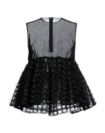 Noir Kei Ninomiya Woman Top Black Size M Nylon