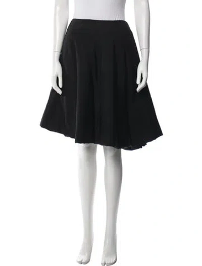 Pre-owned Noir Kei Ninomiya Wool Mini Skirt In Black