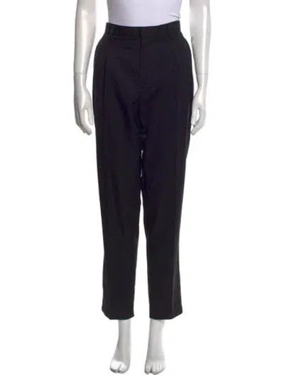 Pre-owned Noir Kei Ninomiya Wool Straight Leg Pants In Black