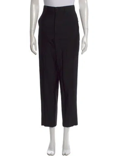 Pre-owned Noir Kei Ninomiya Wool Straight Leg Pants In Black