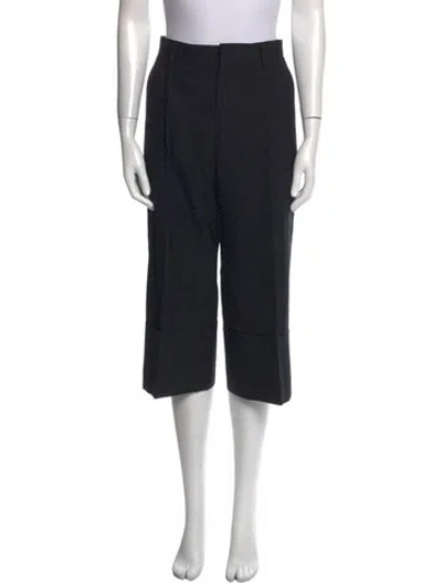 Pre-owned Noir Kei Ninomiya Wool Wide Leg Pants In Black