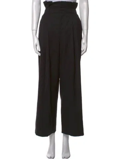 Pre-owned Noir Kei Ninomiya Wool Wide Leg Pants In Black