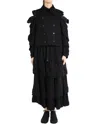 Noir Kei Ninomiya Wrinkled Jacket In Black