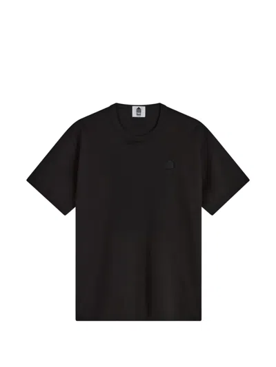 Noir Kei Ninomiya X Dover Street Market Singapore Logo-print T-shirt In Black