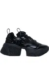 Noir Kei Ninomiya X Reebok Platform Lace-up Sneakers In Black
