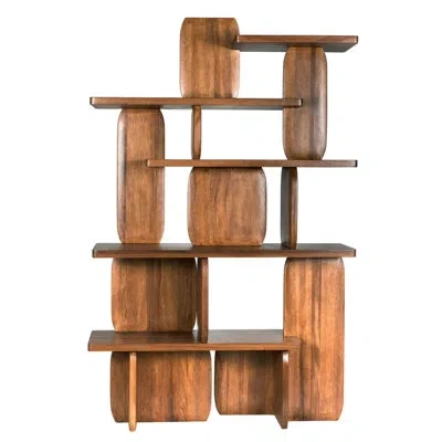 Noir Kilimanjaro Bookcase In Brown