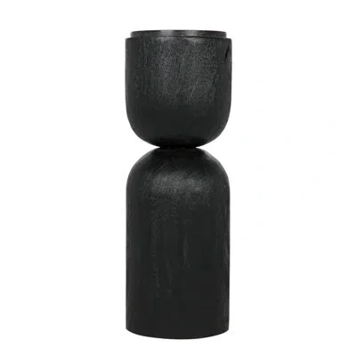 Noir Kudoro Block End Table In Black