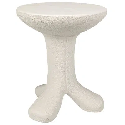 Noir Laramy End Table In Blanc
