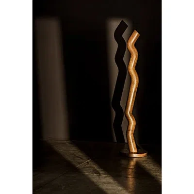 Noir Licorice Sculpture In Dark Walnut