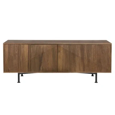 Noir Lionell Sideboard In Dark Walnut
