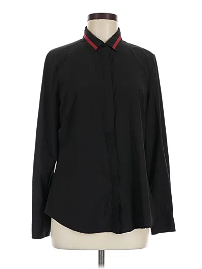 Pre-owned Noir Long Sleeve Blouse In Black