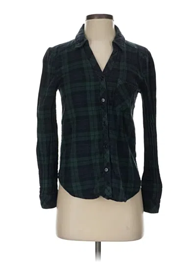 Pre-owned Noir Long Sleeve Button Down Shirt In Green