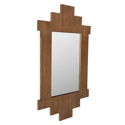 Noir Ludwig Mirror, Teak In Brown