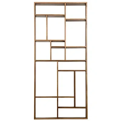 Noir Malic Geometric Bookcase
