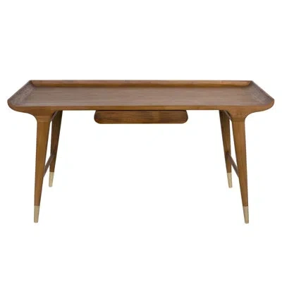 Noir Mandrake Desk In Brown