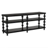 Noir Maurice Console In Hand Rubbed Black