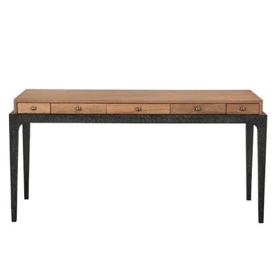 Noir Memphis Desk In Dark Walnut