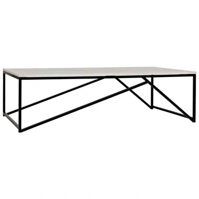 Noir Molimo Coffee Table In Ivory