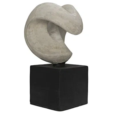 Noir Nobuko Sculpture In Black;ivory