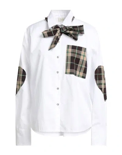 Noir Noir Woman Shirt White Size M Cotton