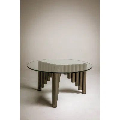 Noir Organum Coffee Table In Clear