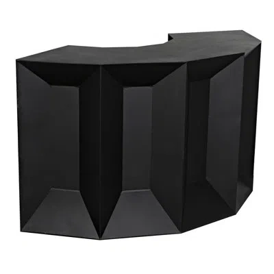 Noir Peter Bar Cabinet In Matte Black