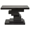 Noir Platoon Console Table In Matte Black