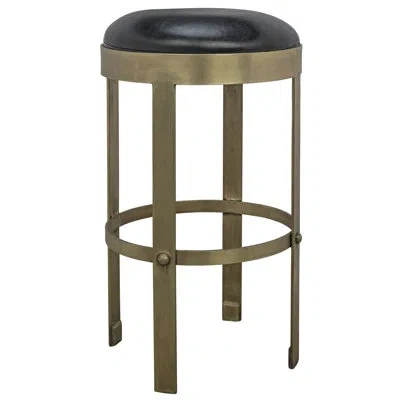 Noir Prince Bar & Counter Stool In Black
