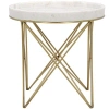 Noir Prisma Tray Table In White