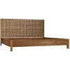 Noir Quinnton King Solid Wood Platform Bed