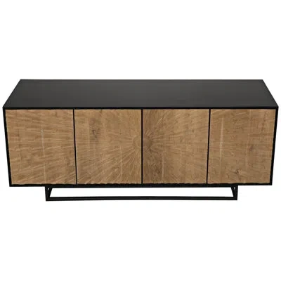 Noir Ra Qs Buffet Table In Brown