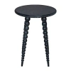 Noir Rebecca Solid Wood End Table