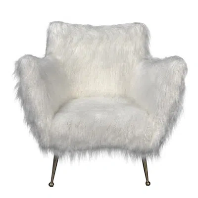 Noir Rodney Chair In White