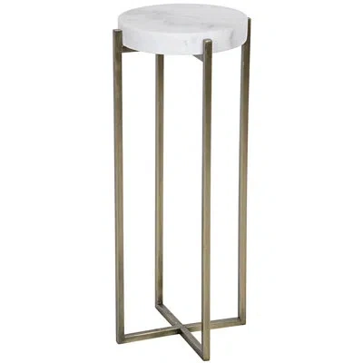 Noir Soho End Table In White