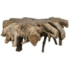 Noir Solid Wood Frame Coffee Table