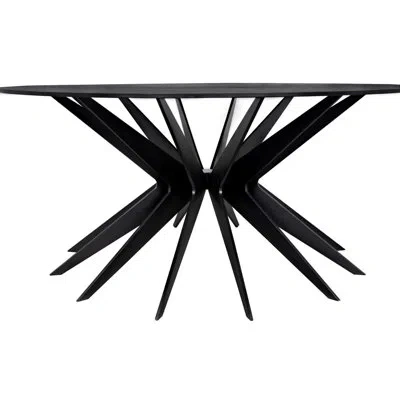 Noir Spider Coffee Table In Matte Black