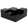 Noir Stein Coffee Table In Matte Black